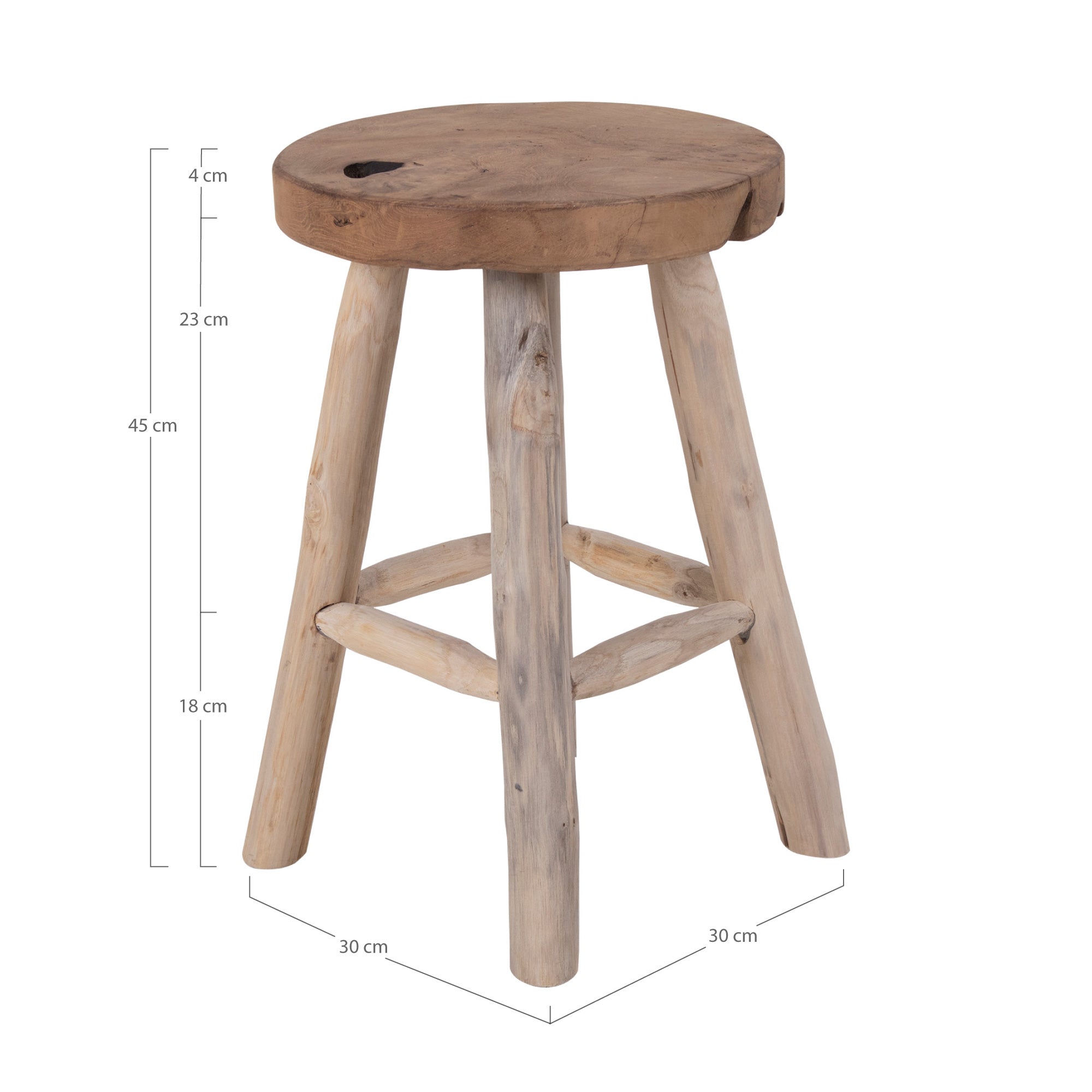 Duermo Badia Teak Taburet